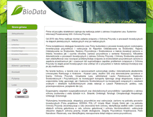 Tablet Screenshot of biodata.com.pl